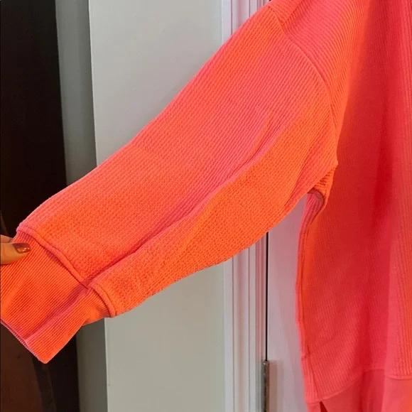 Maurices Vibrant Coral Cowl Neck Sweater - Picture 3 of 4